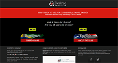 Desktop Screenshot of desireeclub.com.br
